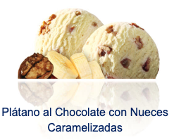 PLATANO AL CHOCOLATE CON NUECES